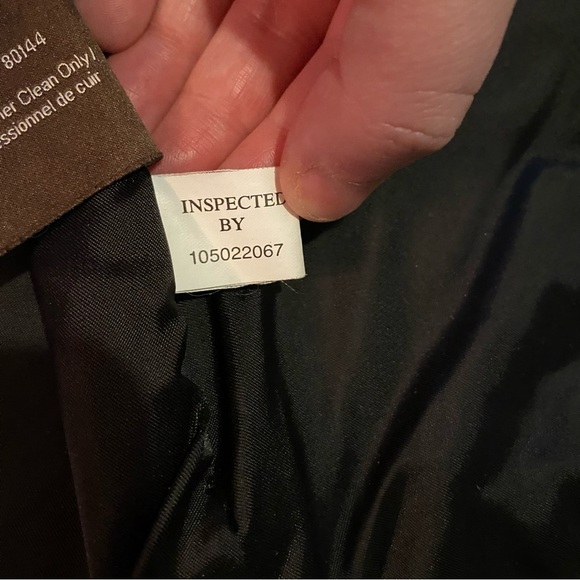 Danier genuine leather men’s coat thermolite removable quilted liner medium - Picture 12 of 13